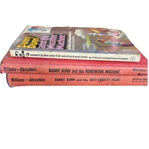 Danny Dunn Lot 3 vintage books by Williams & Abrashkin Adventure Fiction Boys